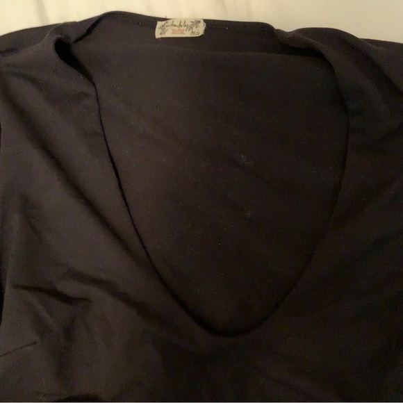 Free People V Neck Bodysuit - Picture 2 of 3